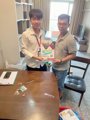 Khách hàng giao dịch tại cty